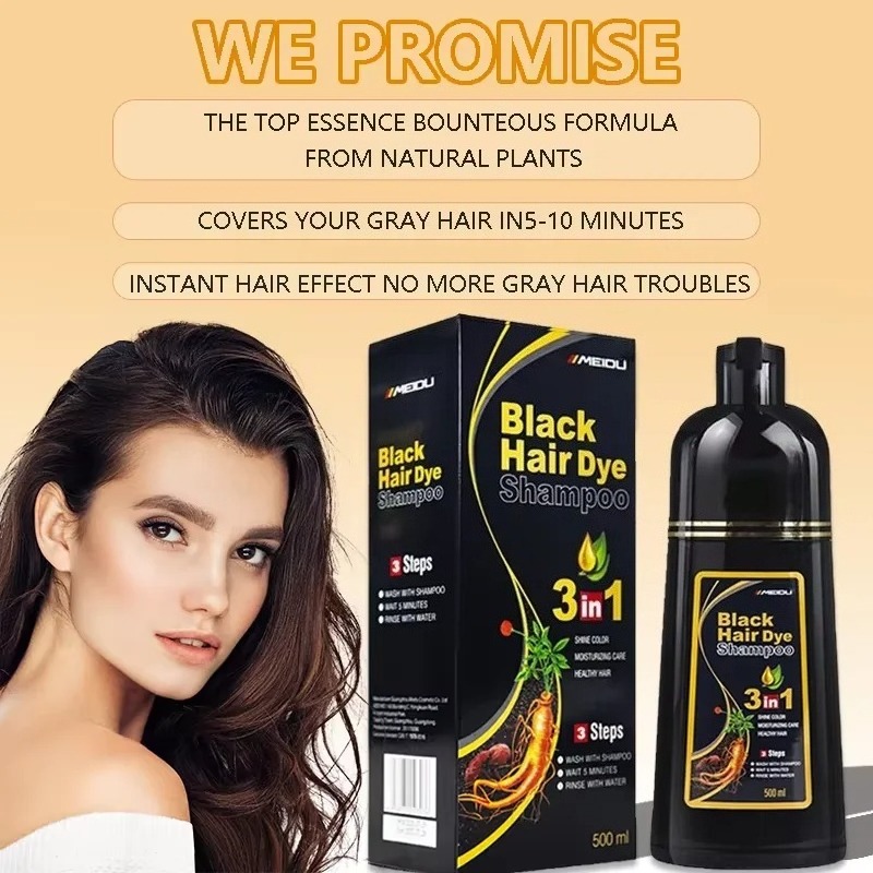Purple Toning Shampoo - Meidu 3 In 1 Instant Coloring