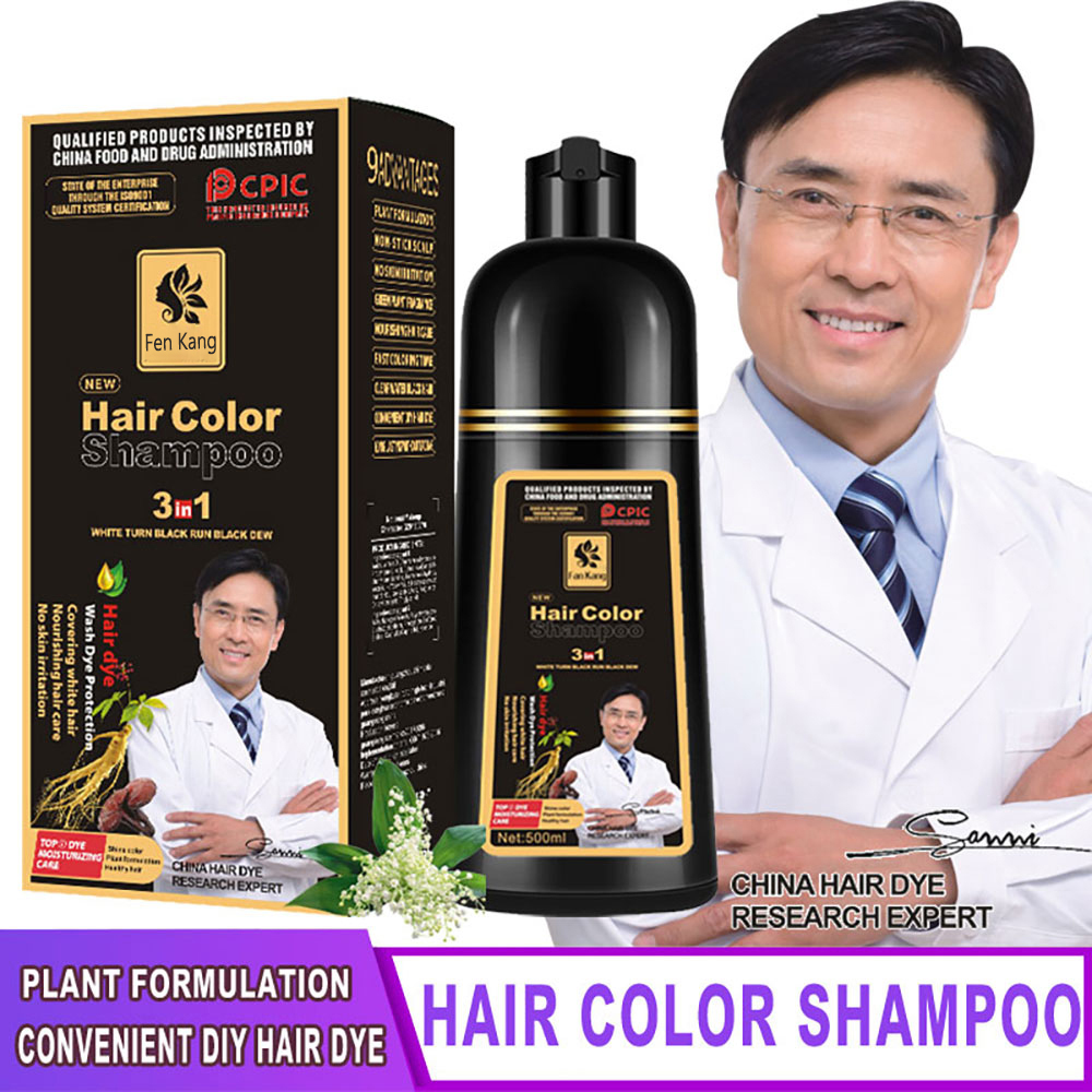 Purple Toning Shampoo - 3 In 1 Instant Coloring Shampoo