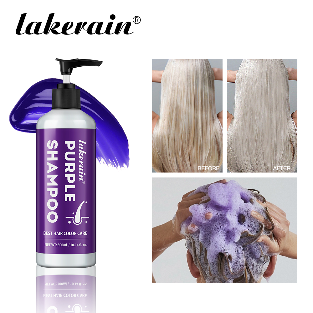 Purple Toning Shampoo - Hair Care Color Lock Purple Shampoo