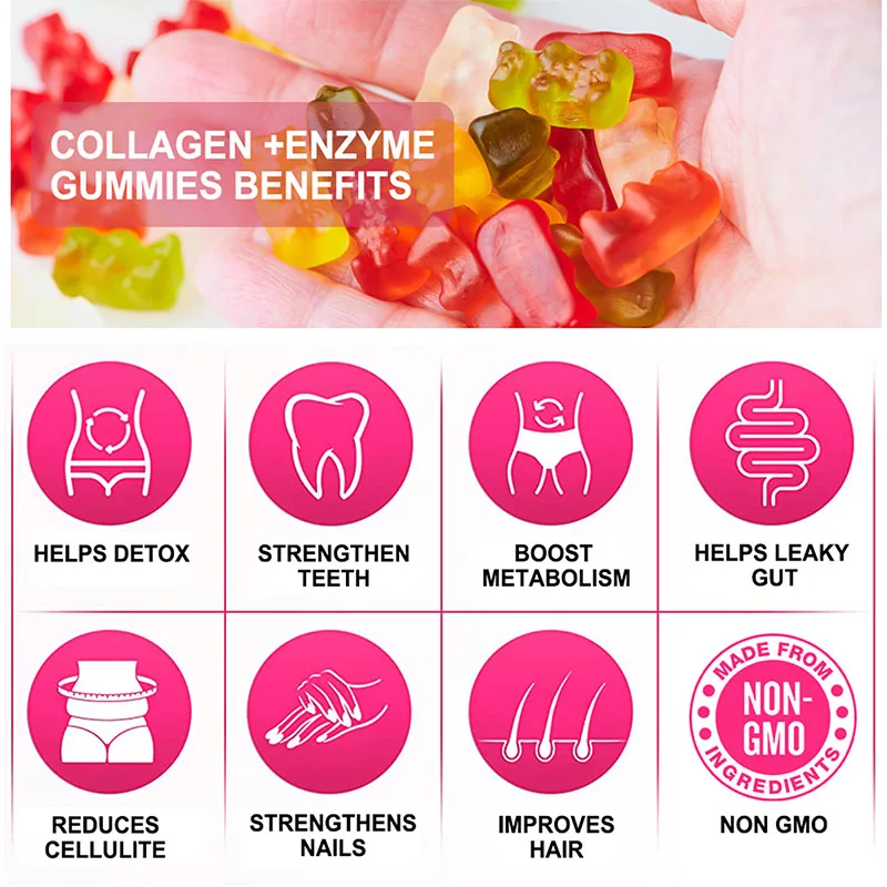 Collagen + Enzyme Gummies - wi - Hair Care Capsule recensie en prijs