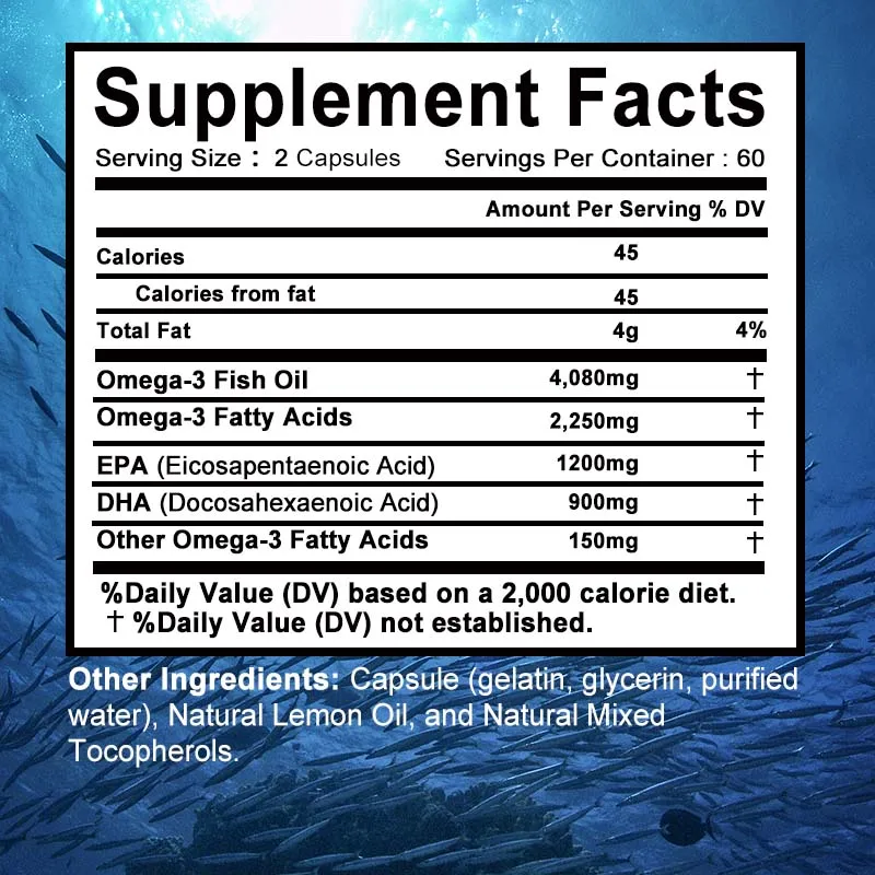 Omega 3 Fish Oil - Supports Ne - Hair Care Capsule recensie en prijs