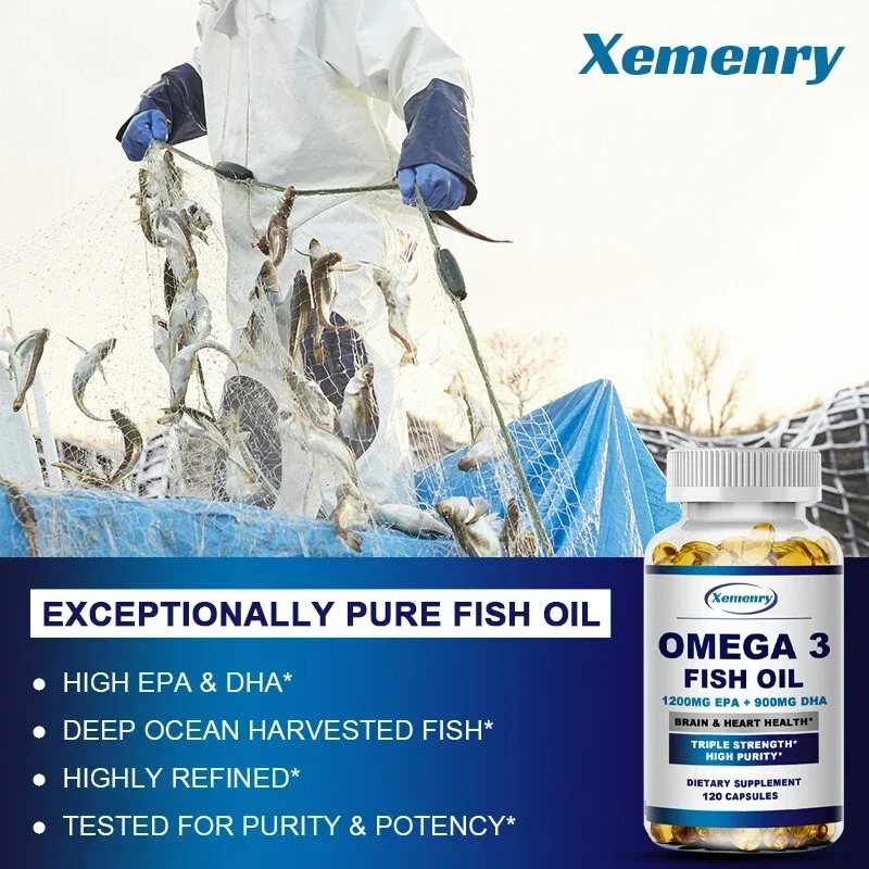 Omega 3 Fish Oil - Supports Ne - Hair Care Capsule recensie en prijs