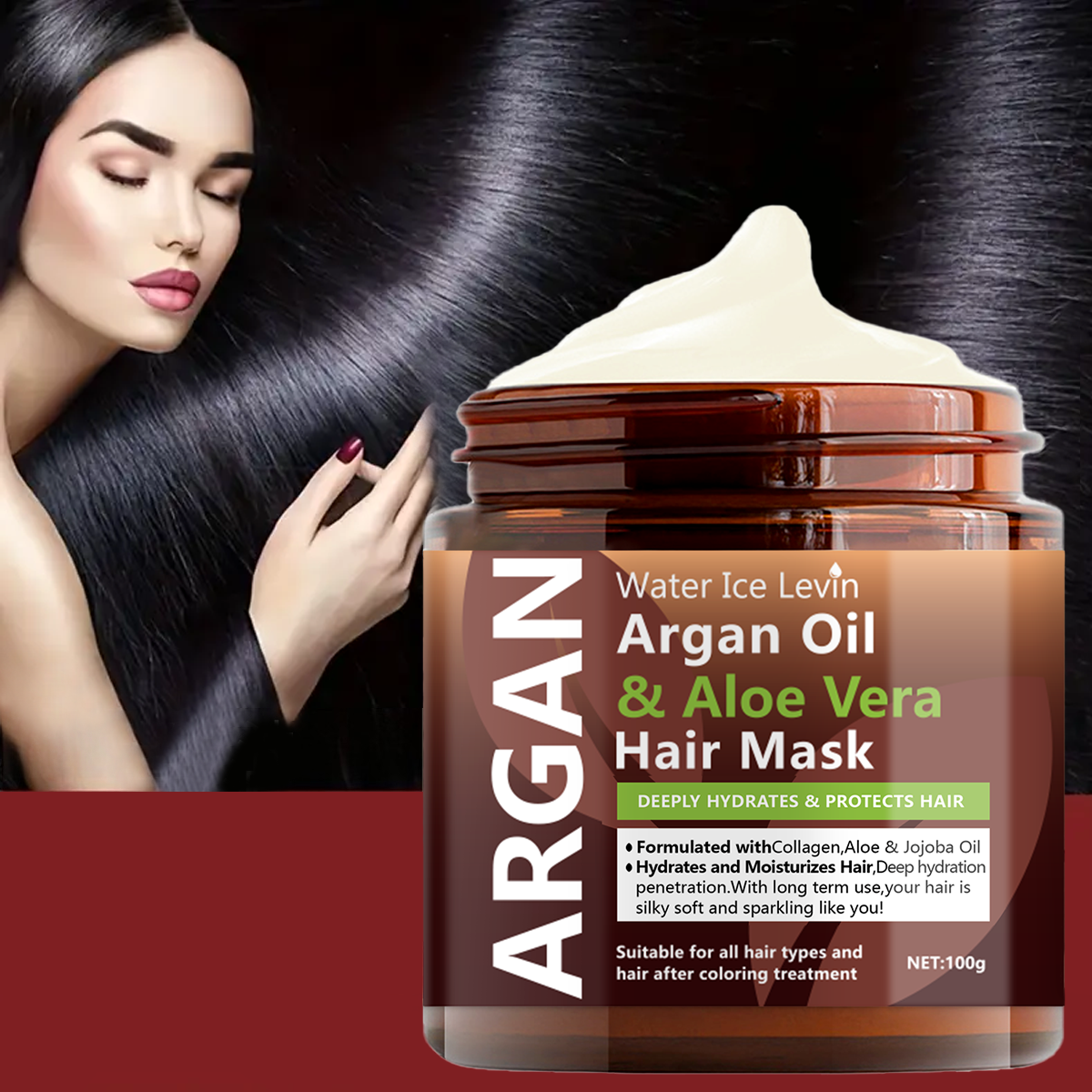 Argan Oil & Aloe Vera Hair Mas - Hair Care Gisou recensie en prijs
