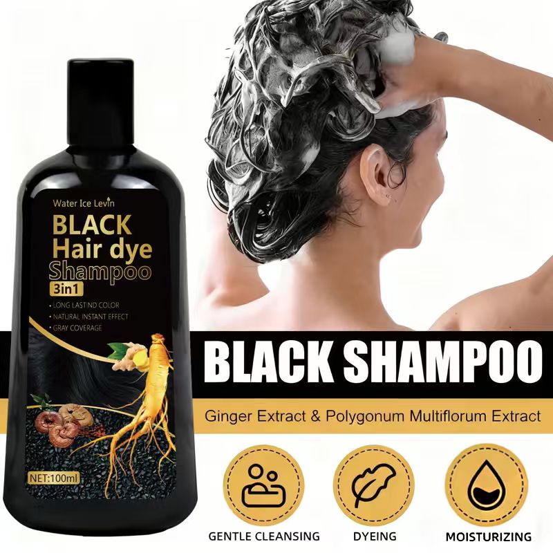 Water Ice Levin Black Hair Dye - Purple Toning Shampoo recensie en prijs