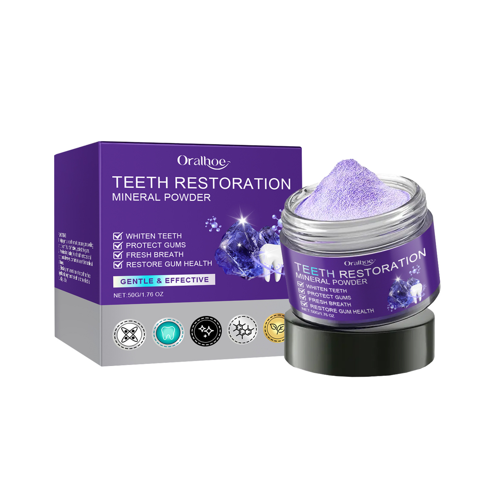 Teeth Restoration Mineral Powd - Purple Toning Shampoo recensie en prijs