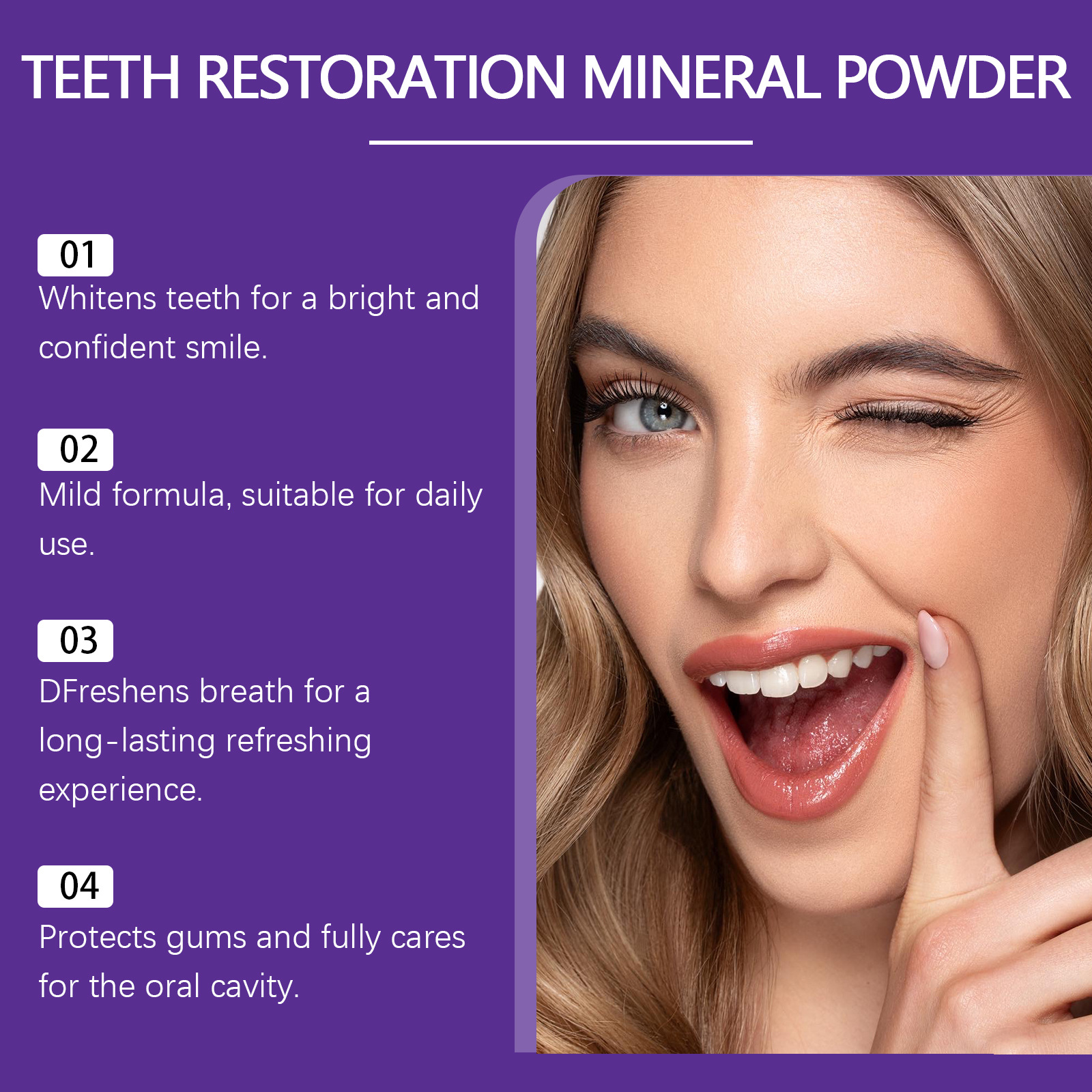 Teeth Restoration Mineral Powd - Purple Toning Shampoo recensie en prijs