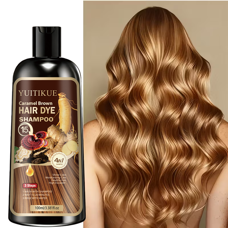 YUITIKUE 4-in-1 Caramel Brown  - Purple Toning Shampoo recensie en prijs