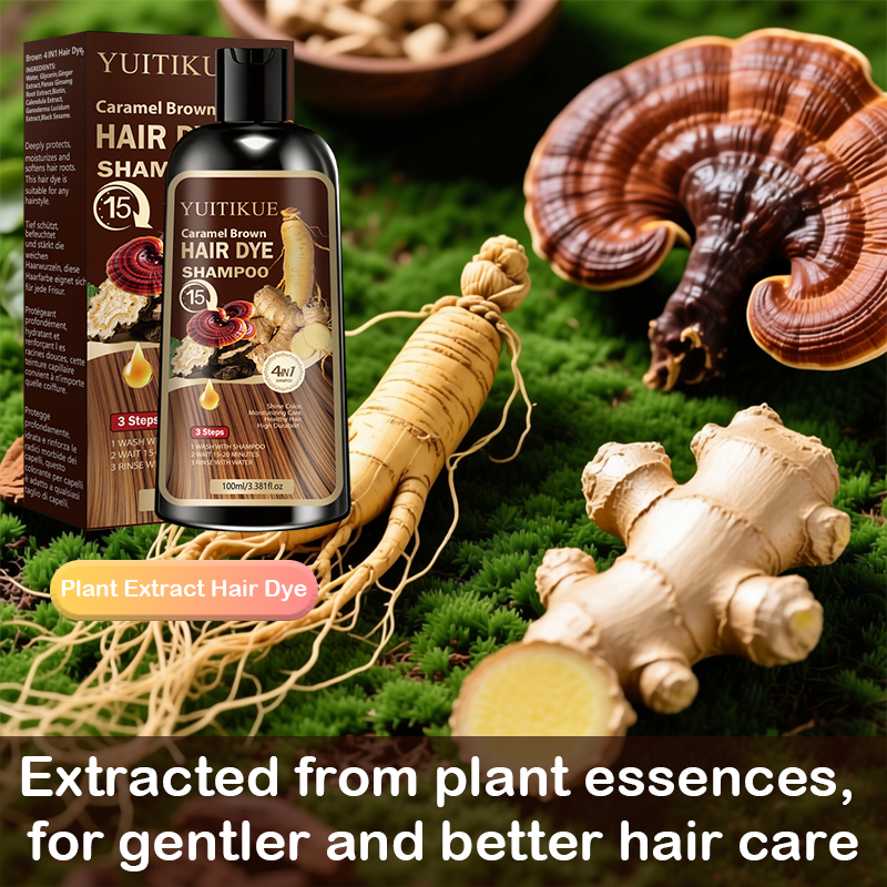 YUITIKUE 4-in-1 Caramel Brown  - Purple Toning Shampoo recensie en prijs