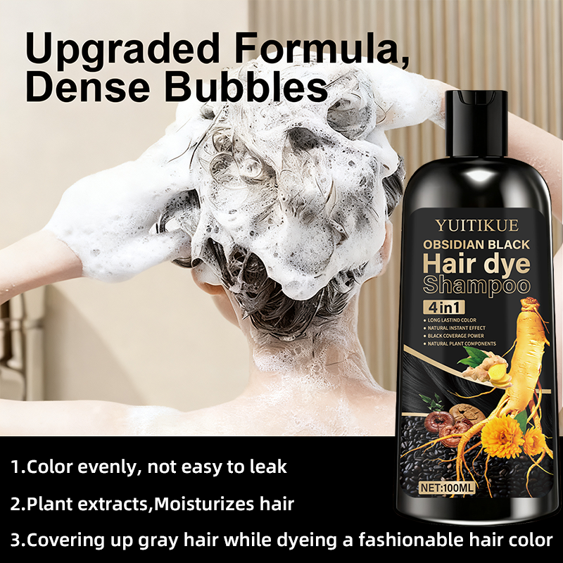 Obsidian Black Hair Dye Shampo - Purple Toning Shampoo recensie en prijs