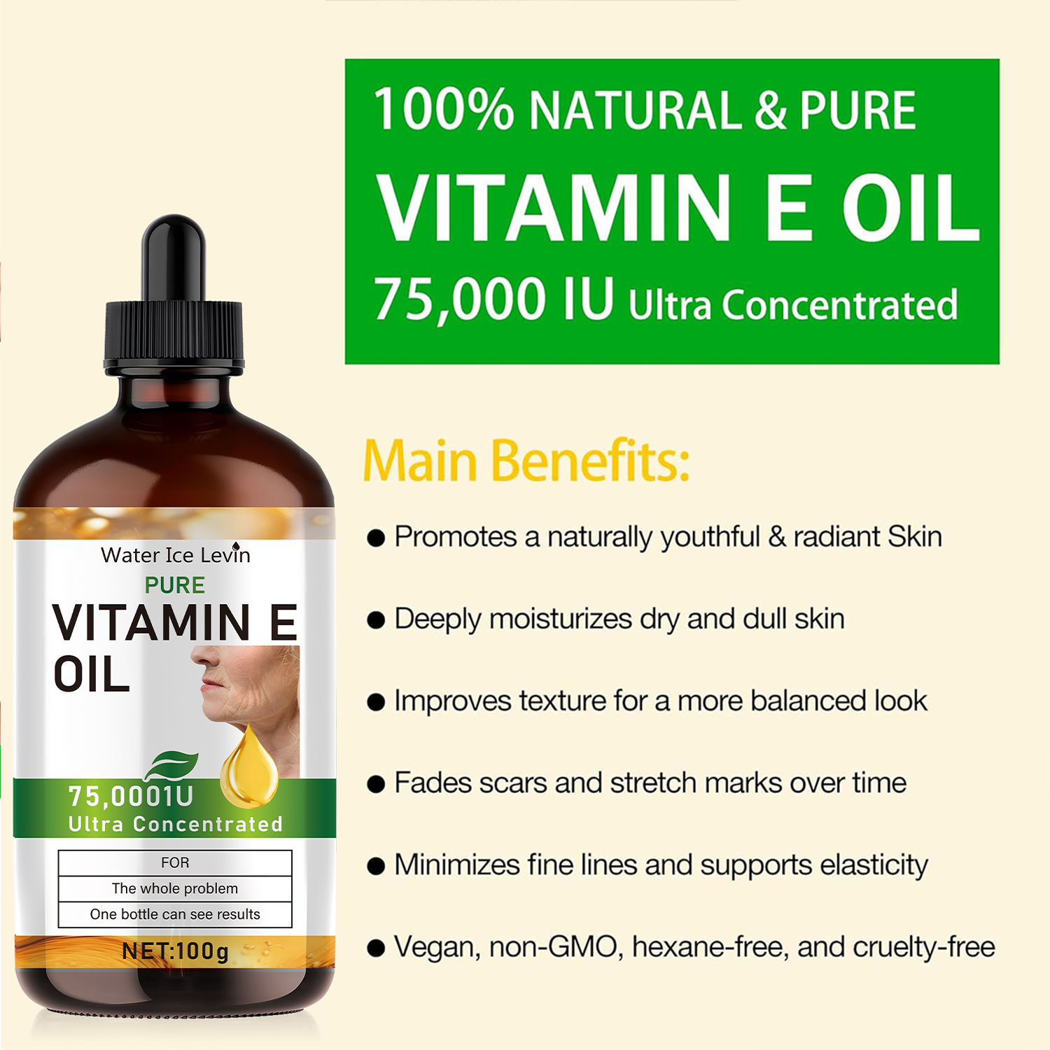 100ml Natural Vitamin E Essent - Hair Care Capsule recensie en prijs