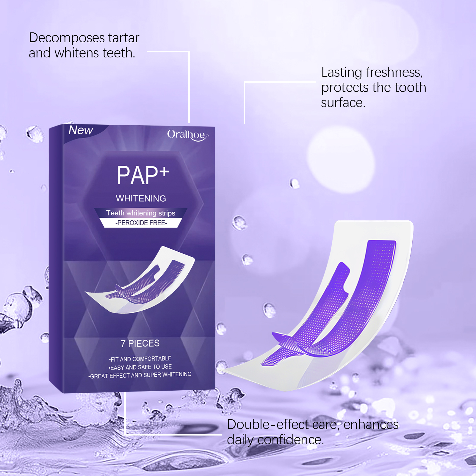 Purple Teeth Whitening Strips  - Purple Toning Shampoo recensie en prijs
