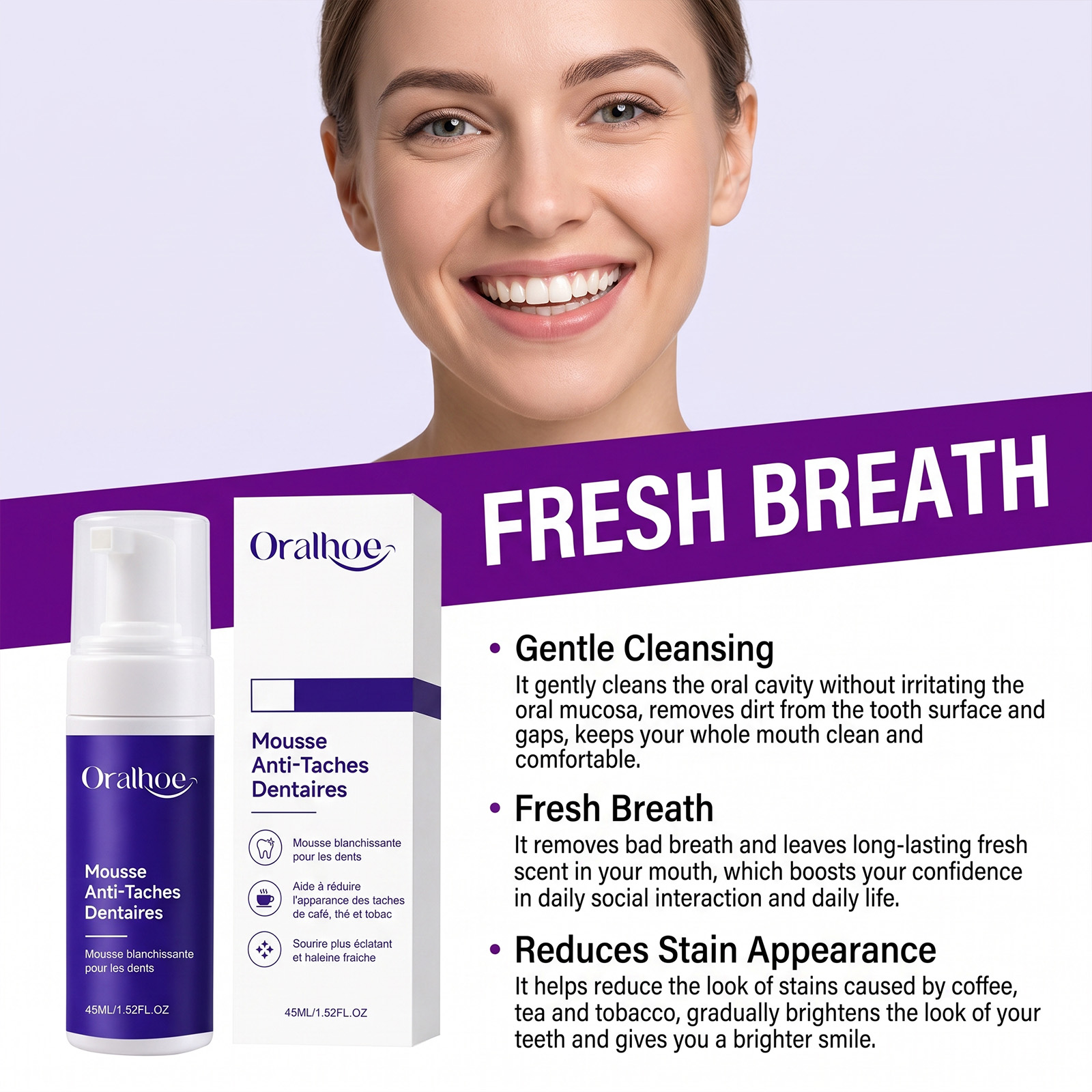 Purple Toothpaste Mousse Foam  - Purple Toning Shampoo recensie en prijs